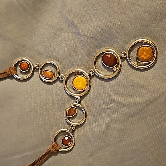 Lia Sophia Rootbeer Cord Necklace - Picture 3 of 6